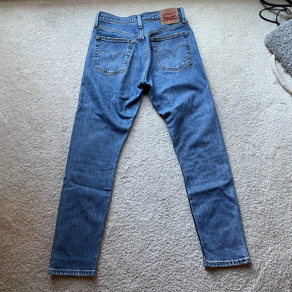 Levi’s 501 High Rise Button Fly Skinny Jeans, Size 25 - Picture 2 of 7